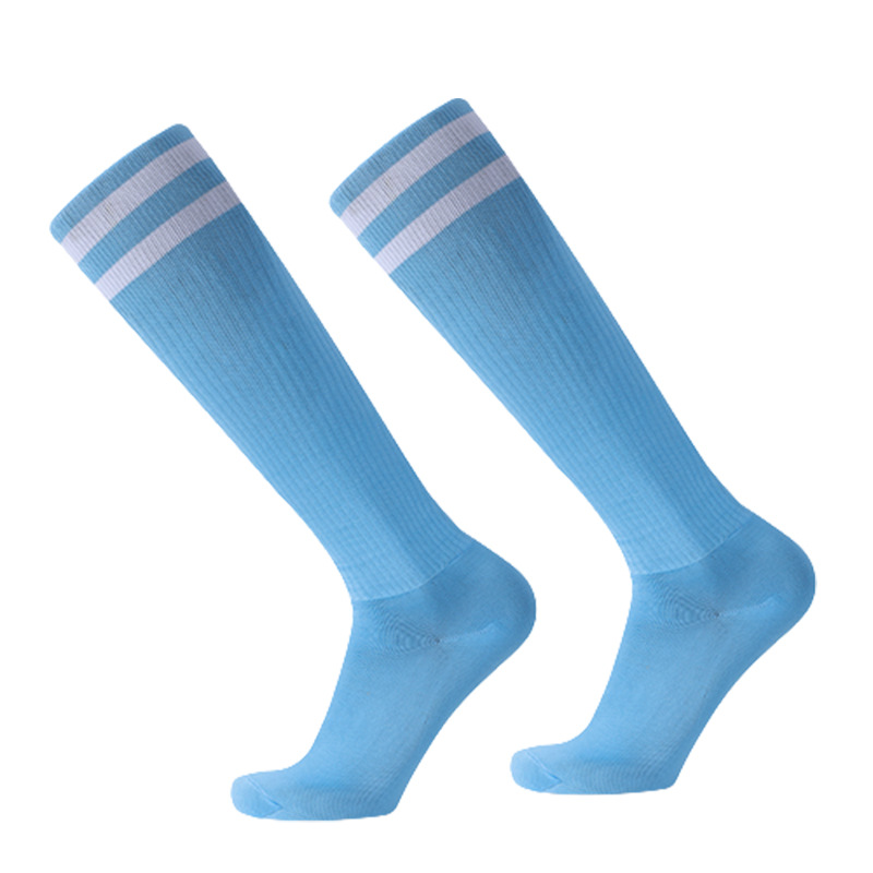 Two-Bar Long-Tube Football Socks, Quick-Drying Summer Thin Training Socks for Adults and Children, Outdoor and Indoor Sports