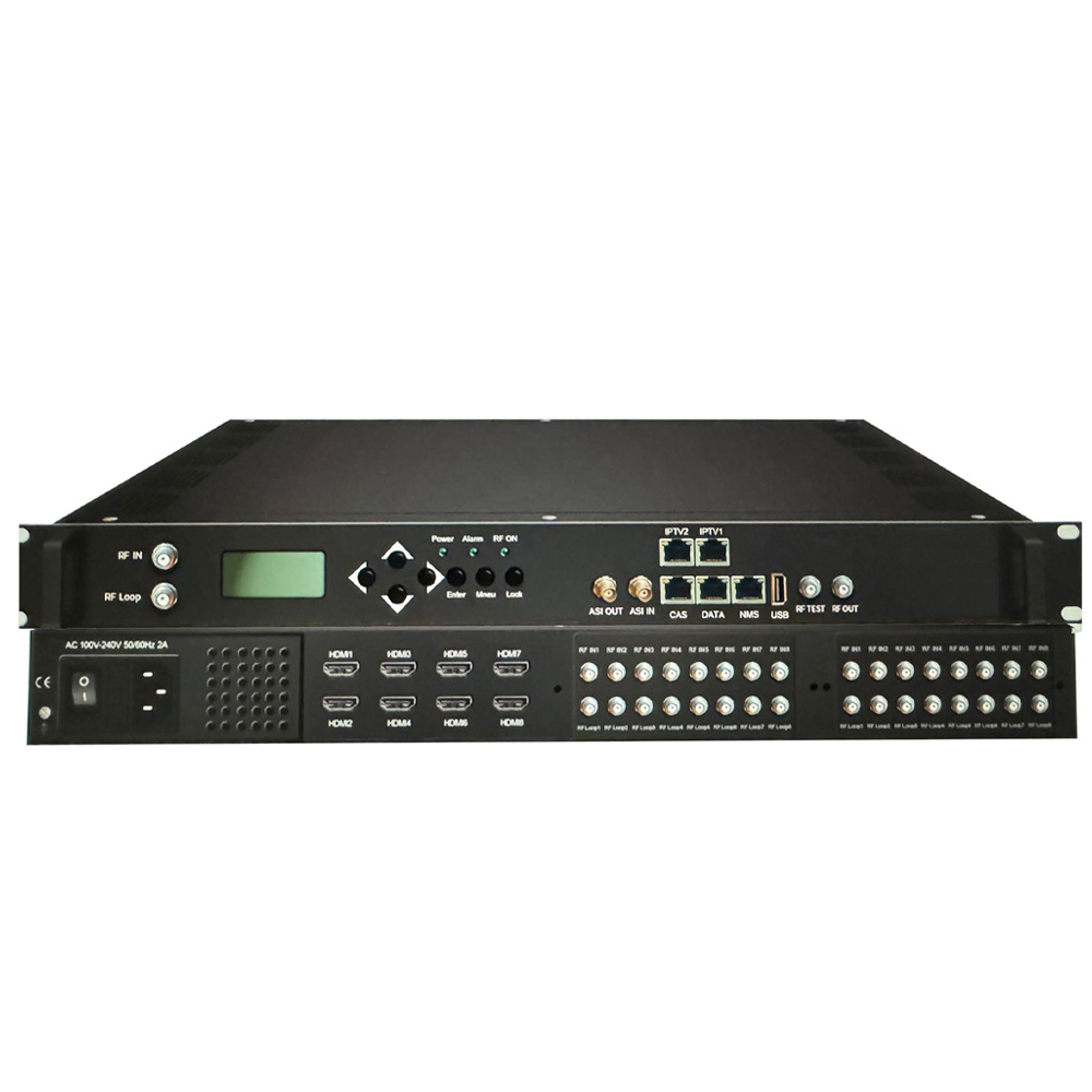 Hotel Digital Tv Iptv System Hdmi/Dvbs2 to Ip or Rf Rf Dvbt/C Isdbt Modulator