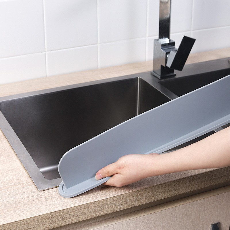 Thick Water Flapper for Sink Kitchen Splash-proof Faucet Toilet Sink Suction Cup Waterproof Water Flapper Baffle