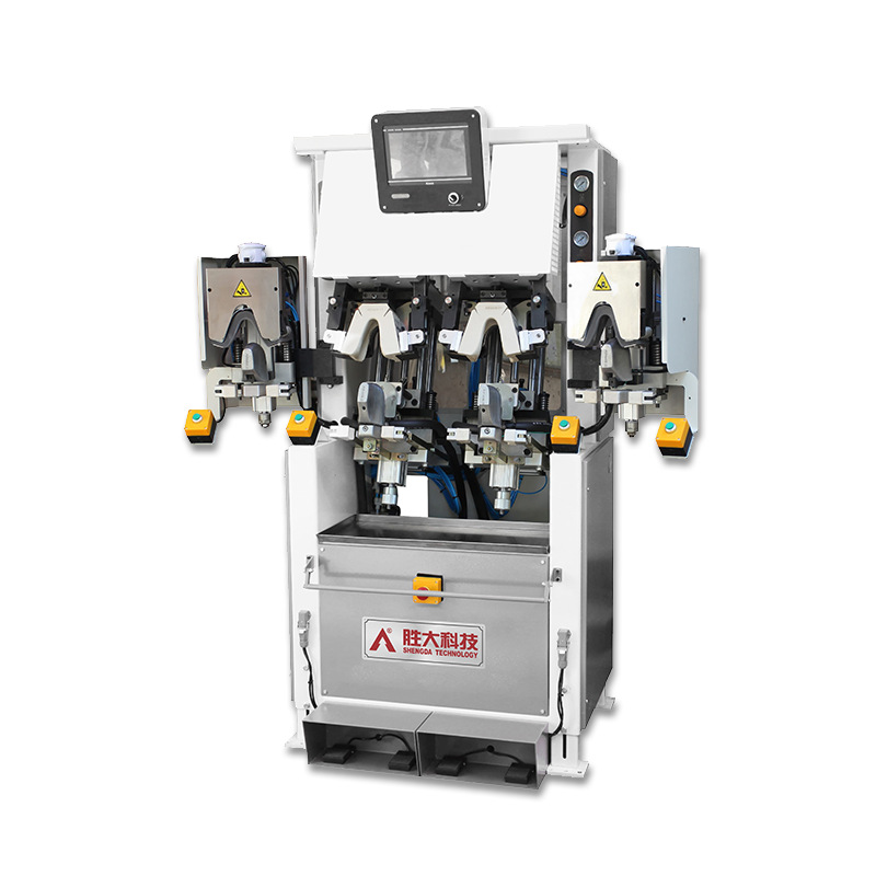Shengda Technology Guangdong Cold Mold Is Equipped with a Calibrated Lamp, an Intelligent and Powerful Dual-Heat and Dual-Cool Full-Plastic Mold Heel Shaping Machine