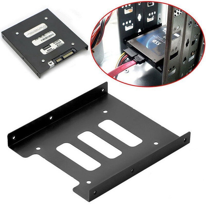 Cross-border 2.5 to 3.5-inch Hard Disk Bracket Desktop Hard Disk Iron Frame Thickened Solid State Mechanical Hard Disk Iron Bracket