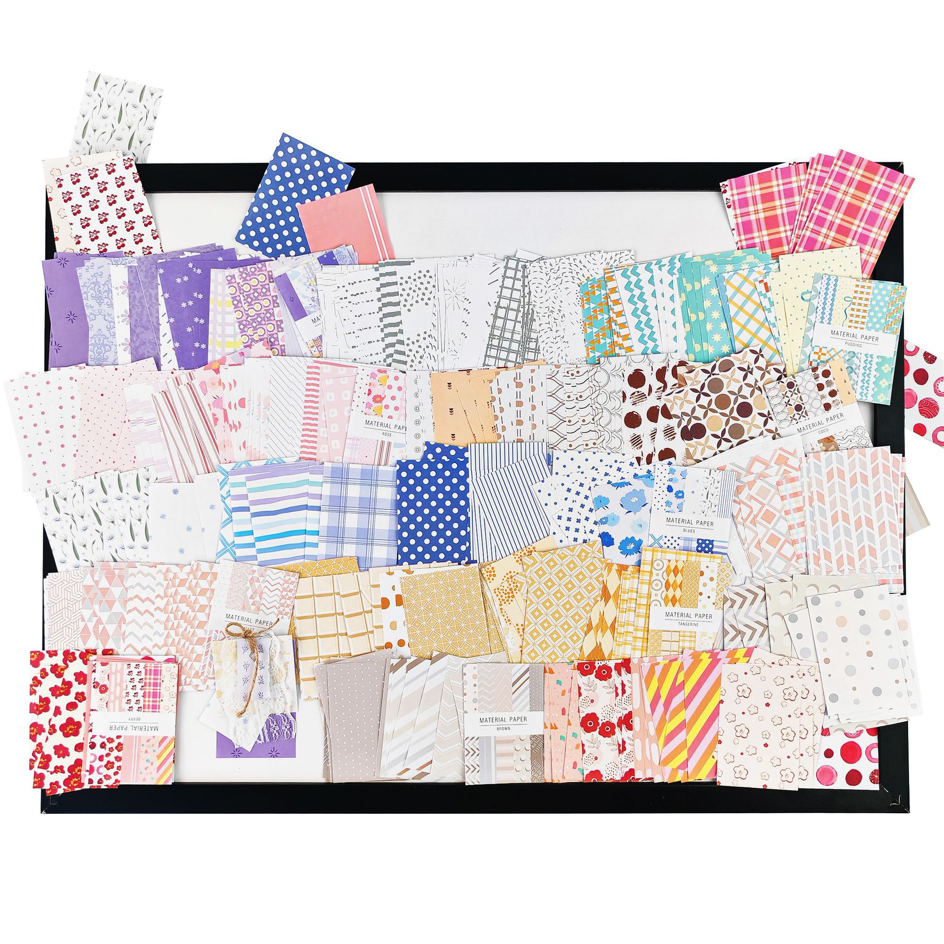 New Product Handbook Material Paper 50 Scrapbook suit ins Korean Light Paper Decoration Base Paper Handbook Decoration