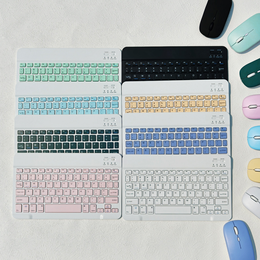 Bluetooth Keyboard Suitable for iPad Apple Huawei Tablet Mobile Phone Wireless Keyboard Charging Keyboard Mouse Set