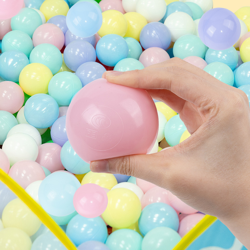 Marine Ball Thickened Macaron Multi-color Children's Household Baby Bite Indoor Ball Pool Children's Playground