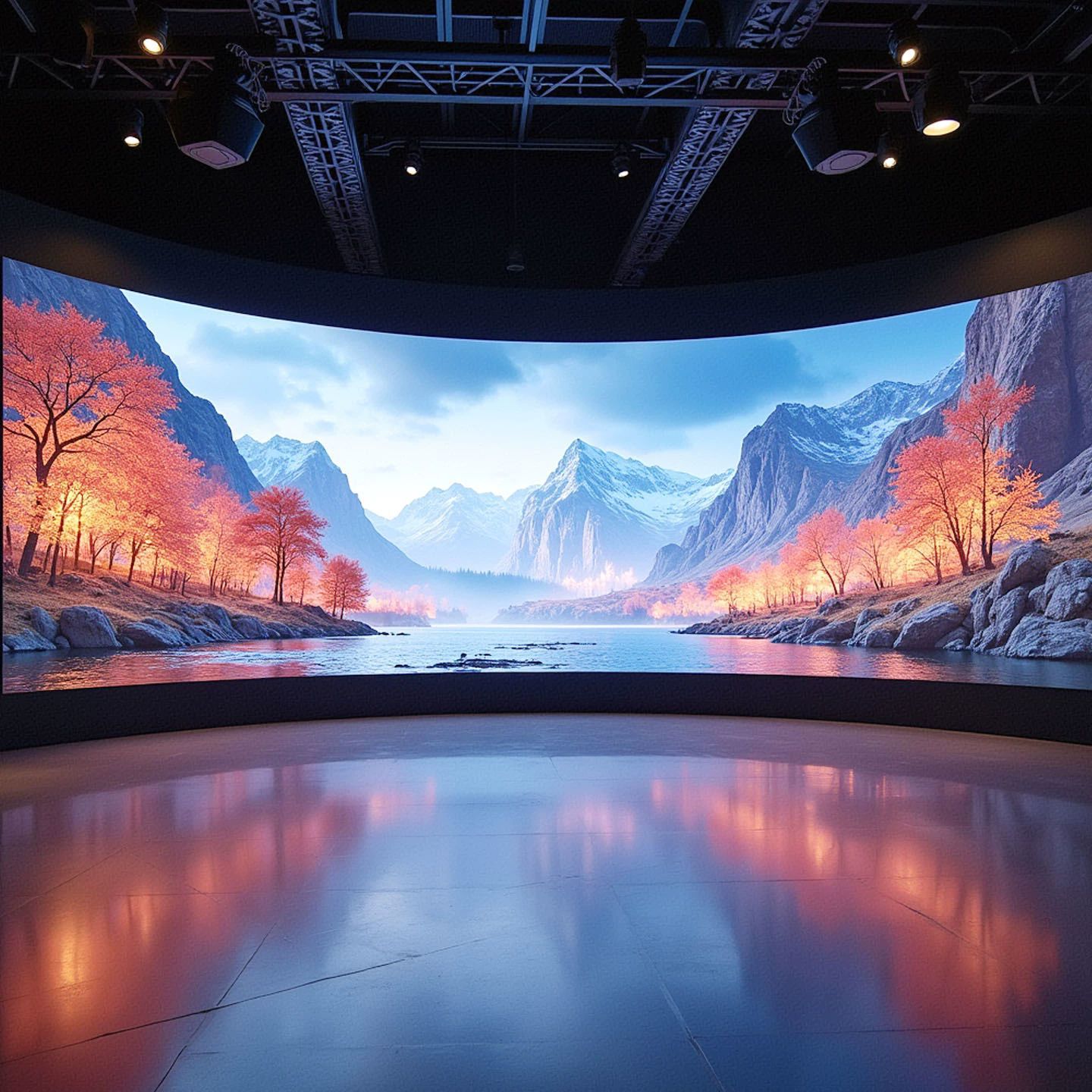 Customized Led Special-Shaped Screen Full-Color Flexible Curved Special-Shaped Display P2.5 Seamless Splicing Curved Advertising Soft Screen