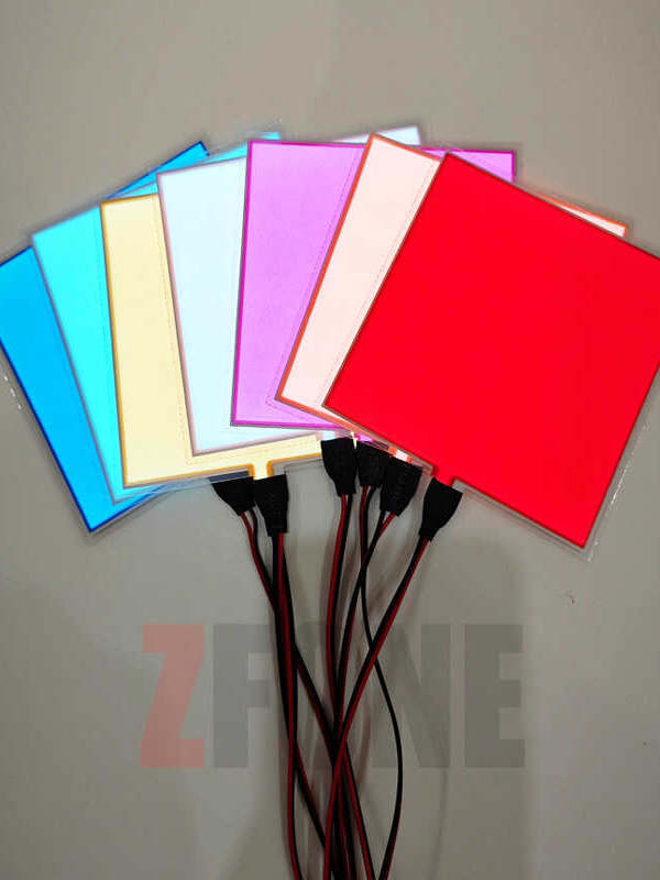 Cuttable Led Light-Emitting Sheet Ultra-Thin Light-Emitting Board Cold Light Sheet Battery Type Light Guide Plate Backlight Plate Flexible Light Board 12V