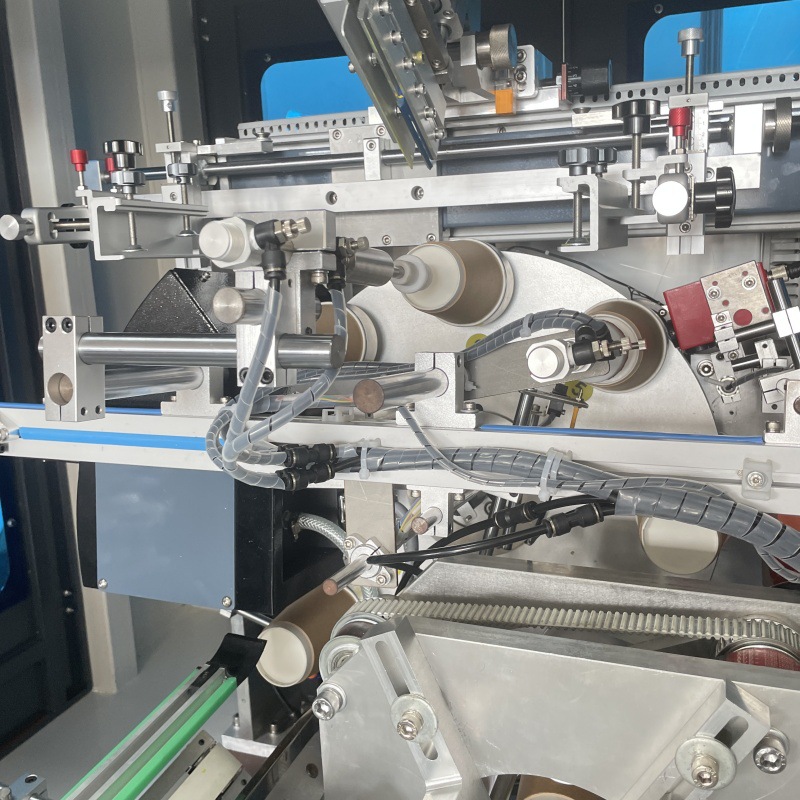 Fully Automatic Curved Disposable Milk Tea Cup Straw Cup Plastic Paper Cup Screen Printing Machine Servo Screen Printing Machine