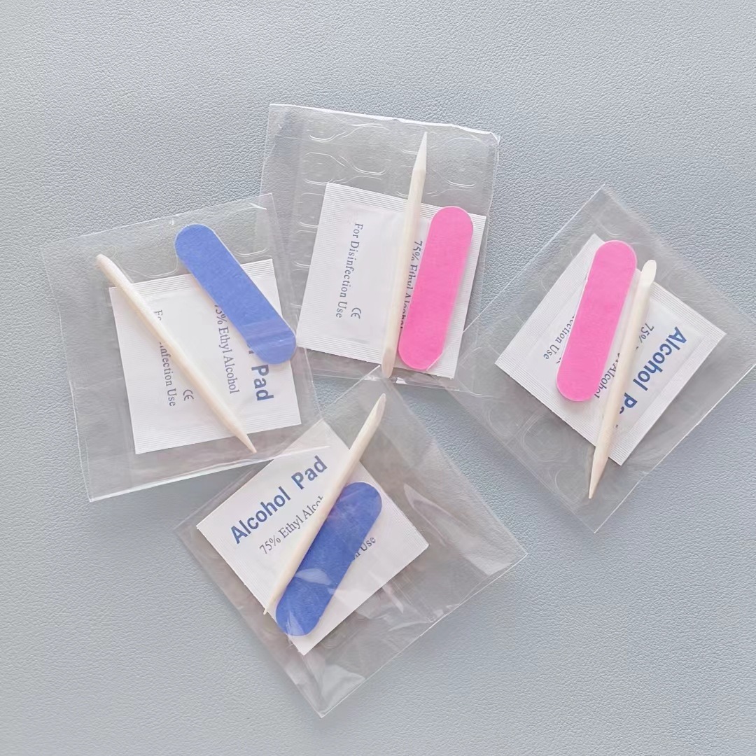 Wearable Nail Five-piece Set of Manicure Tools Set, Pure Handmade Wearable Manicure Tool Kit, Jelly Glue Wholesale