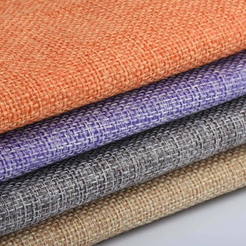 Source manufacturers spot supply 1200D imitation linen bag cotton linen polyester imitation linen storage fabric