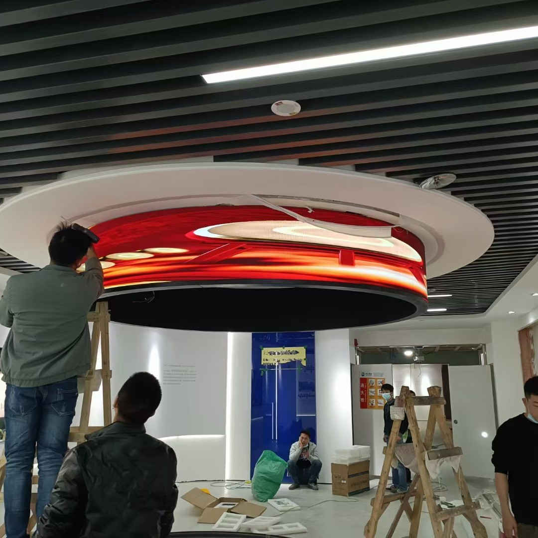 Indoor P1.25-P1.86--2-P2.5-P3-P4-P3.91 Transparent Circular Led Display Ring Led