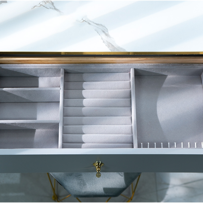 Customized Jewelry Box Size Velvet Ring Tray Necklace Earrings Storage Watch Case Wardrobe Dressing Table Storage Tray