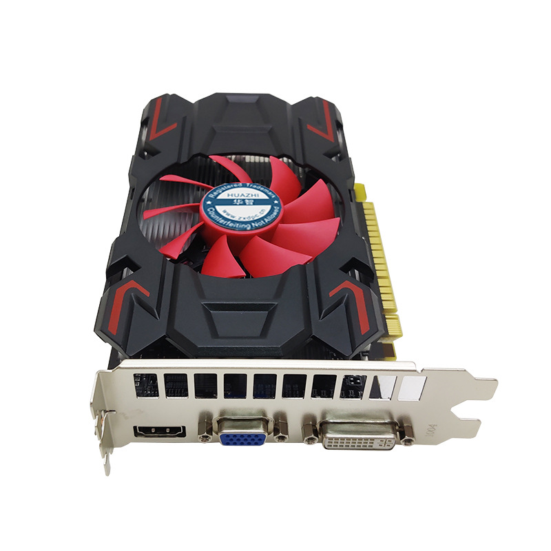 Brand New Huazhi 7670 4g Ddr5 128Bit Desktop Computer Office Game Graphics Card Warranty for Two Years