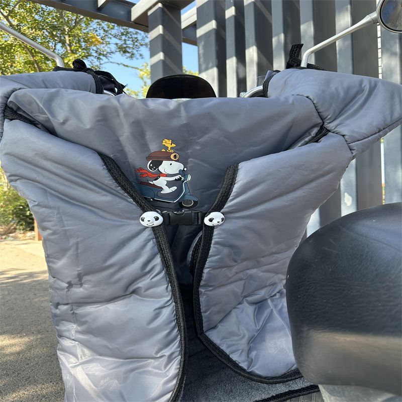 Electric car bear buckle wind shield fixed buckle detachable adjustable wind shield storage rain-proof all-season universal