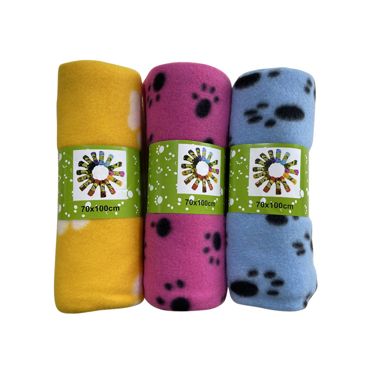 [100 postage] in stock cross-border Asian hot pet paw blanket pet blanket wholesale generation
