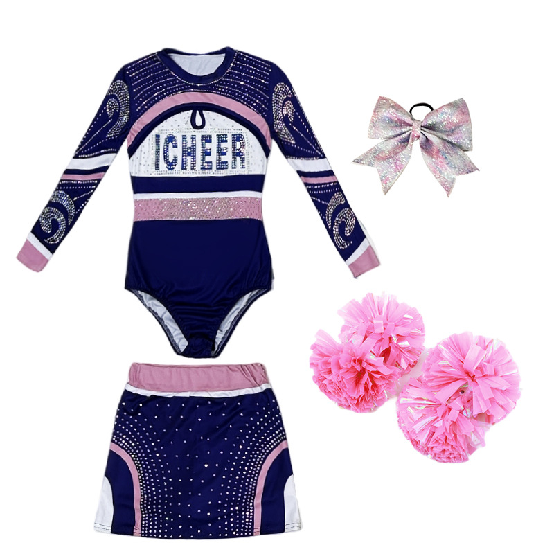 Cheerleading Costumes, Cheerleading Uniforms, Primary School Students' Dance Costumes, Performance Costumes, Competitive Gymnastics Costumes for Children