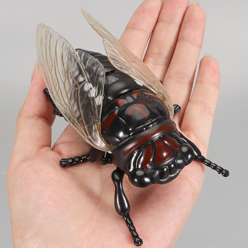 Cross-Border Children's Beetle Simulation Wind-Up Toy Creative Prank Crawling Wind-Up Unicorn Insect Model Wholesale