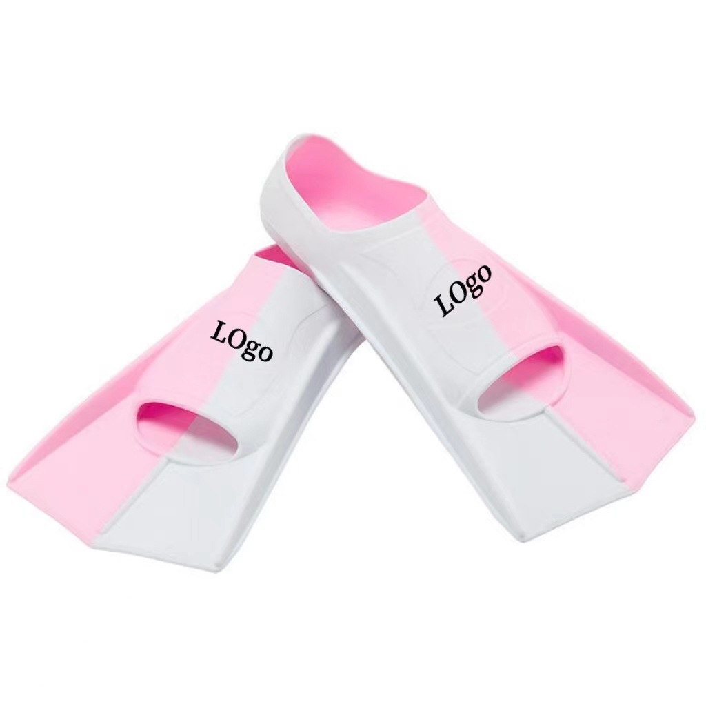 Factory swimming fins silicone short fins freestyle children adult diving frog shoes men and women professional training equipment