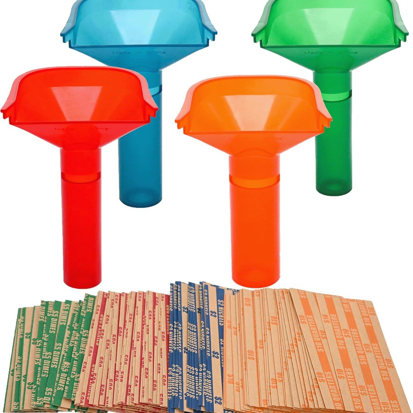 Упаковки для монет конусообразной формы, лоток для сортировки долларовых и никелевых монет