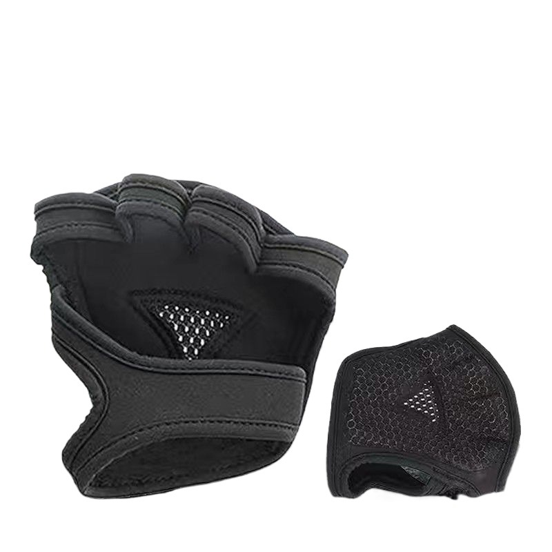 Wholesale Fitness Non-Slip Breathable Iron Horizontal Bar Training Equipment Strength Cycling Sports Men's and Women's Half-Finger Palm Gloves