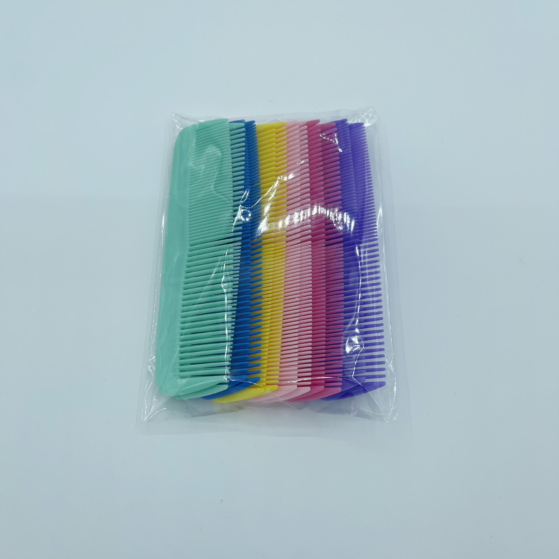 Mini Small Comb Portable Hair Comb Color Small Row Comb Hotel Daily Comb Thickened Dense Comb Plastic Small Comb