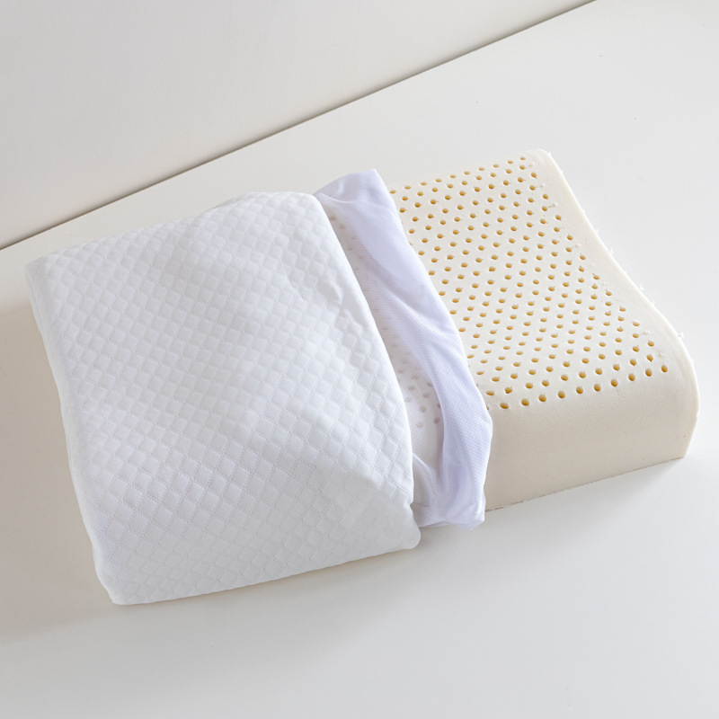 Thai Natural Latex Pillow Adult Latex Pillow Cervical Spine Pillow Core Student Children Latex Pillow Gift Box Wholesale