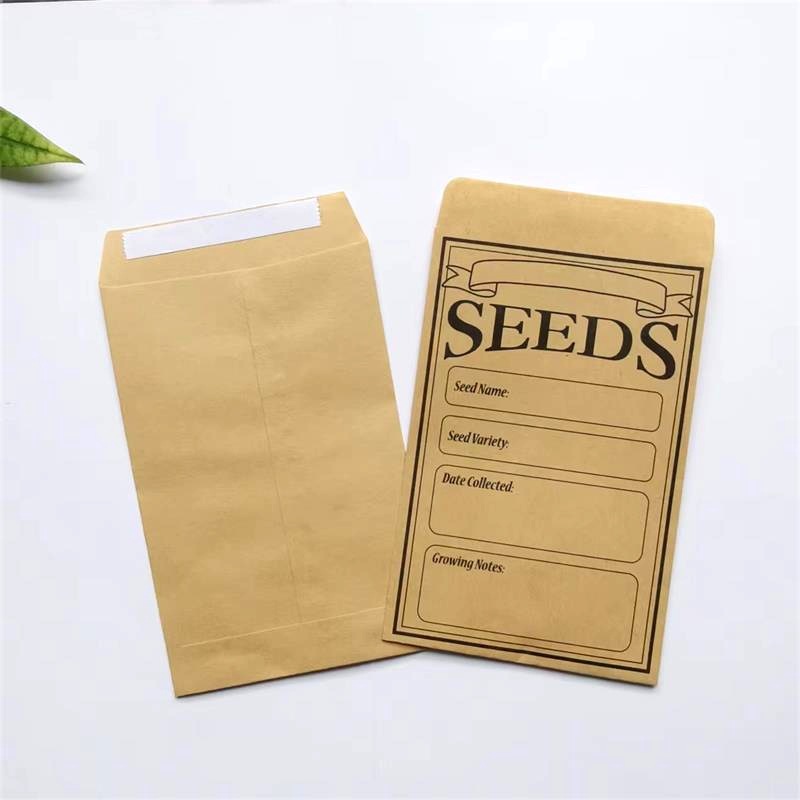Brown Packing Paper Envelope Seed Bag 10*8 Various Sizes Student Envelope Seeds Vegetable Flower Cowhide Seed Bag