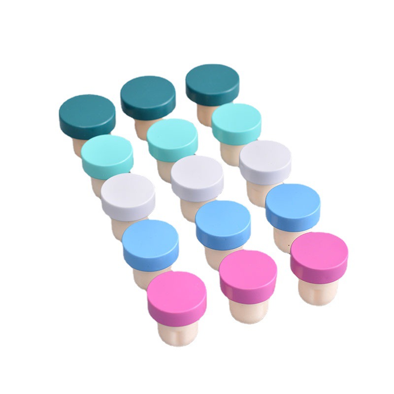 Wholesale foreign wine bottle stopper polymer bottle stopper red wine bottle T-shaped stopper multi-color polymer glass bottle stopper
