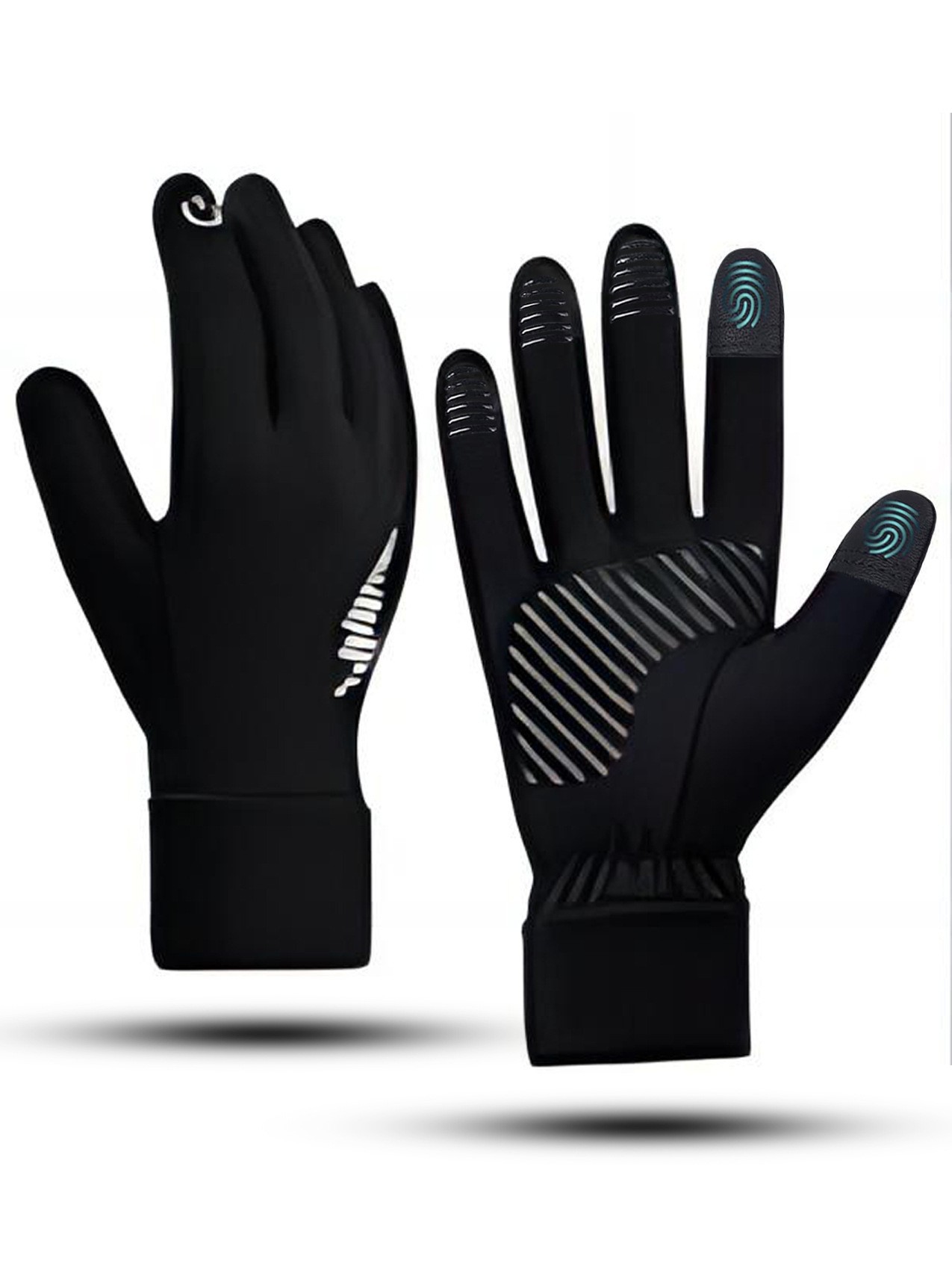 Factory in stock customized thin riding gloves outdoor fishing mountaineering running windproof warm unisex