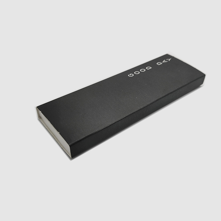 High-End Black Cardboard Box Supports Customized Text and Pattern Boxed Matches for Baking, Party Souvenirs, Birthday Matches