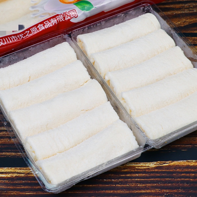 Full Box of 12 Bags of Crispy Milk Rolls, Premium Fried Snacks, Hotel Snacks, Breakfast Fast Food Fried Milk Rolls