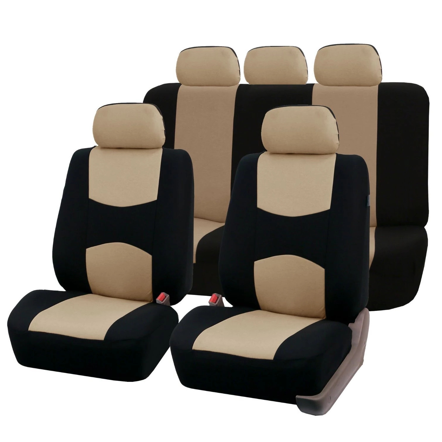 Neutral Seat Cover Seat Cushion Flat Cloth Amazon 9-piece Set Export Model Four-season Universal 5-seat Car wish Cross-border