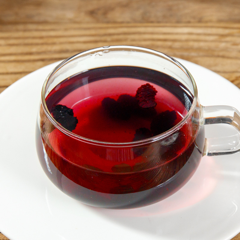 Baiguo firm mulberry dried black mulberry instant sand-free red mulberry 250g cans multi-specification mulberry strength supply