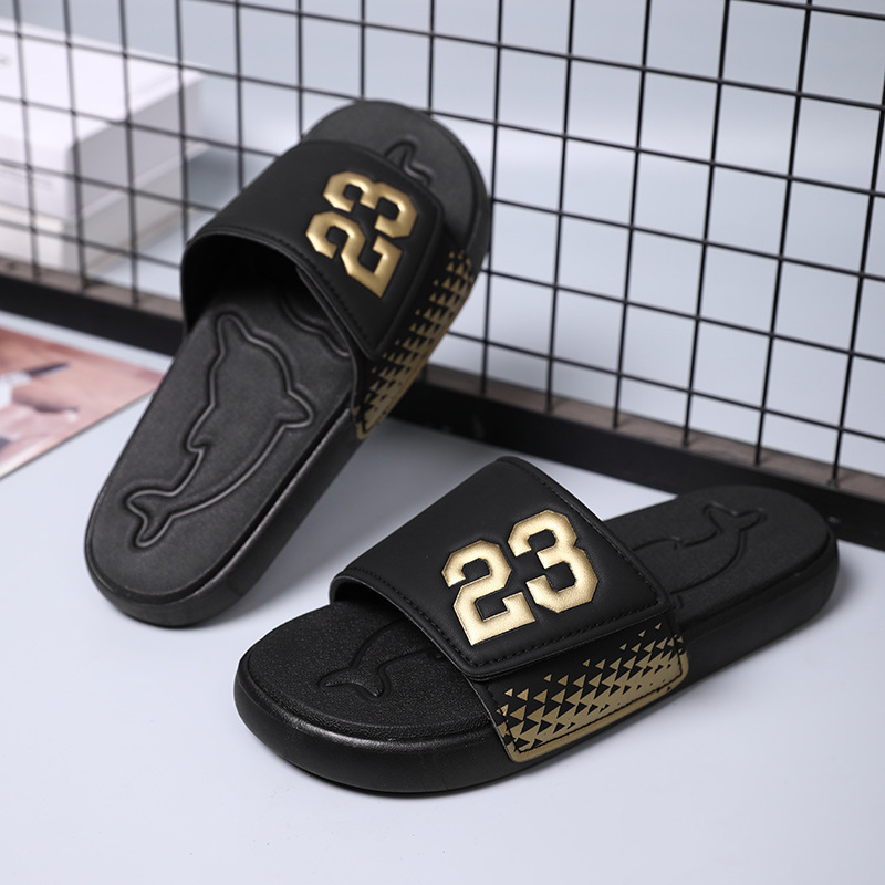 Cross-Border Outdoor Slippers for Men, Summer Sandals, Non-Slip European and American Trendy Men's Slippers Sl Wholesale