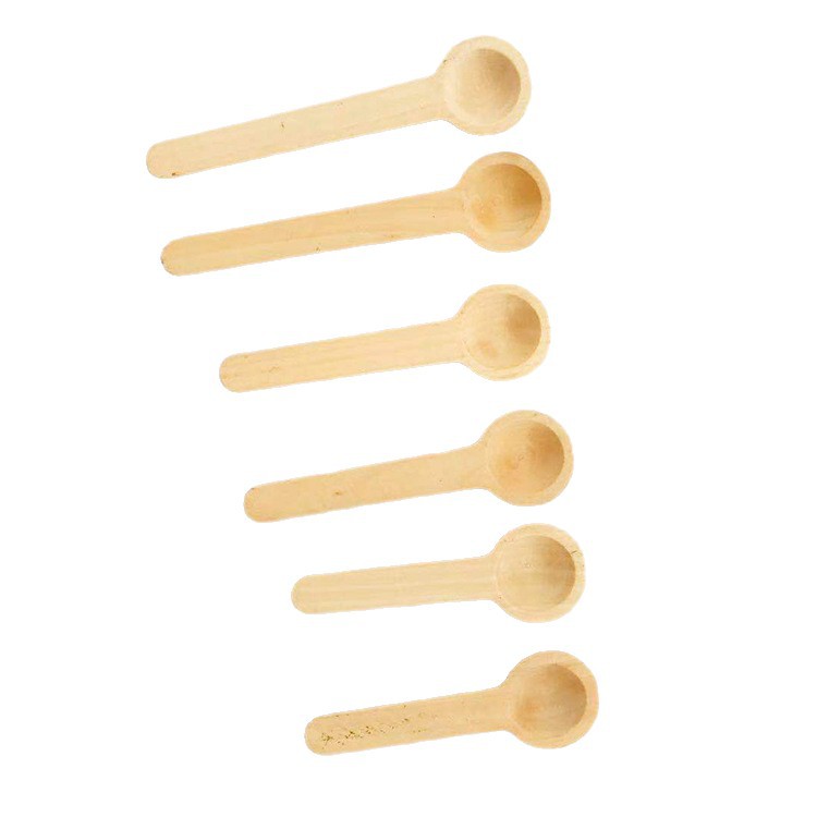 Kitchen Wooden Spoon, Children's Mini Wooden Spoon, Solid Wood Salt Control Spoon, Jam Measuring Spoon, Stirring Spoon, Wooden Crafts