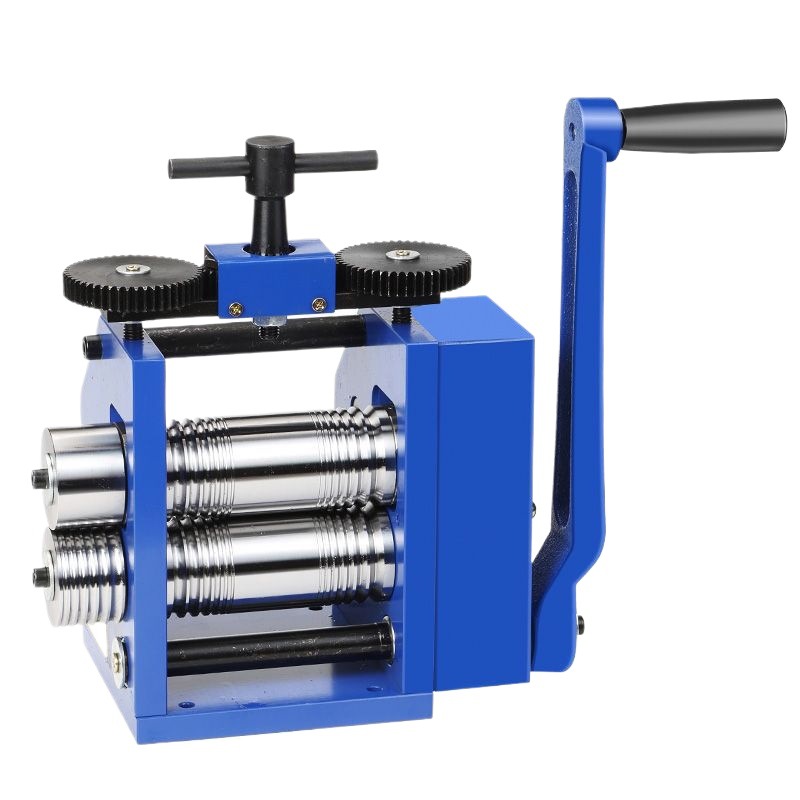 European-Style Tablet Press for Gold and Silver Jewelry Processing, Round Tablet Press, Square Tablet Press, Hand-Cranked Small Tablet Press, Goldsmith Tools