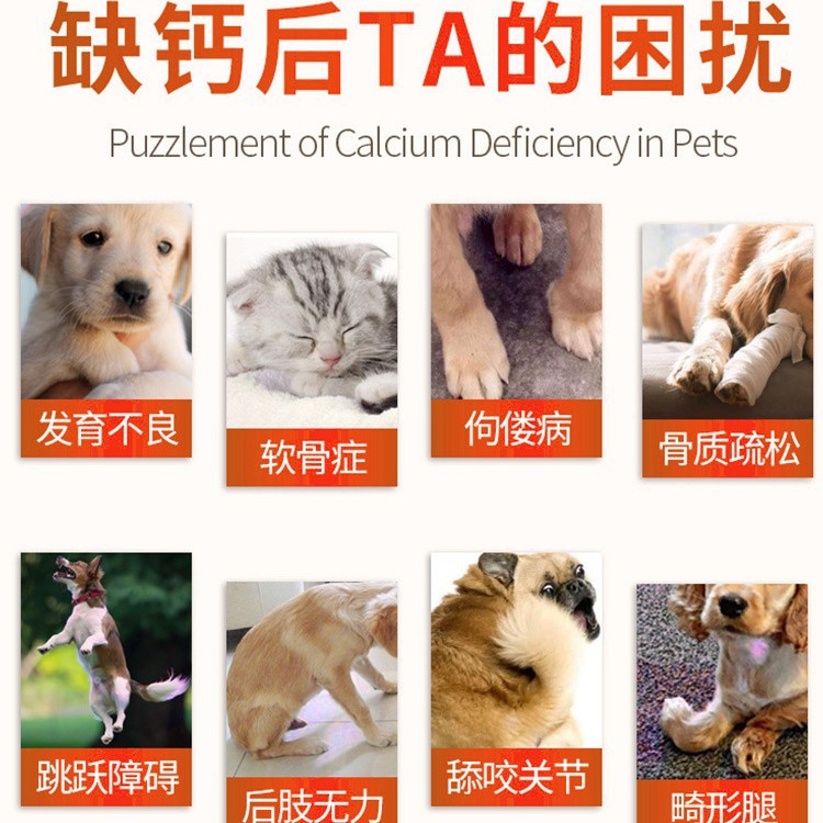 Cqa Dog Liquid Calcium Supplement for Puppies and Small Dogs, Calcium Tablets for Pets, Calcium Liquid for Cats and Dogs, Universal for Dogs and Cats