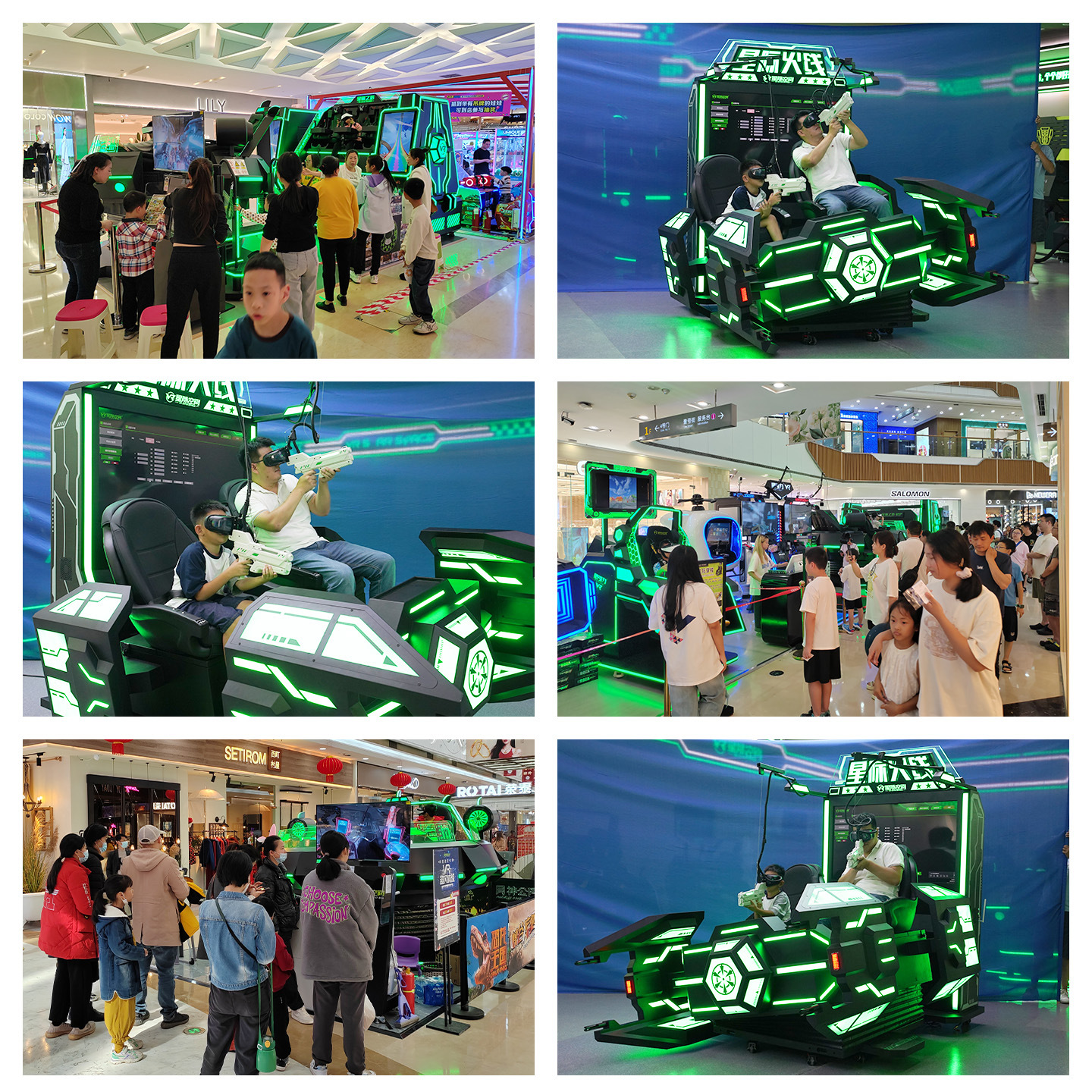 Vr Two-Player Battle Game Equipment All-In-One Simulation Shooting Training Somatosensory Vr Experience Hall Kidsren's Entertainment Equipment