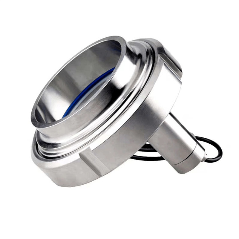 Conan 304 Stainless Steel Live Joint Sight Glass with Light, Welding Observation Window, Led Flashlight Integrated with Wired Sight Cup