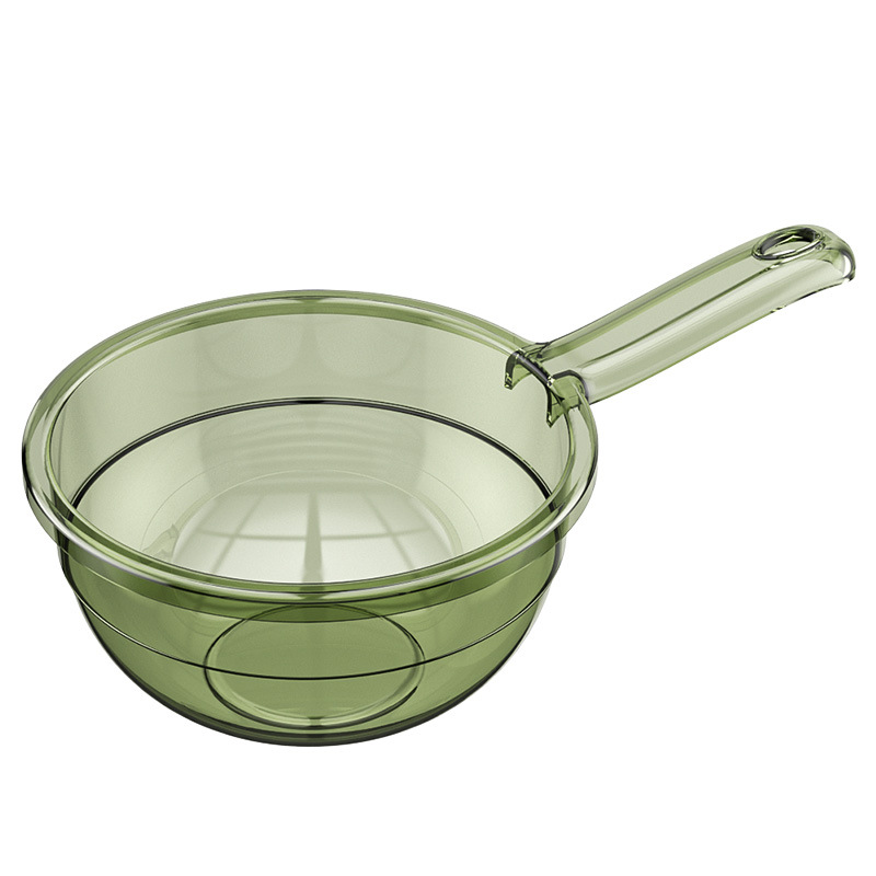 Household Plastic Water Scoop Kitchen Thickened Transparent Water Spoon Hangable Plastic Water Spoon Bathroom Bath Large Shampoo Spoon