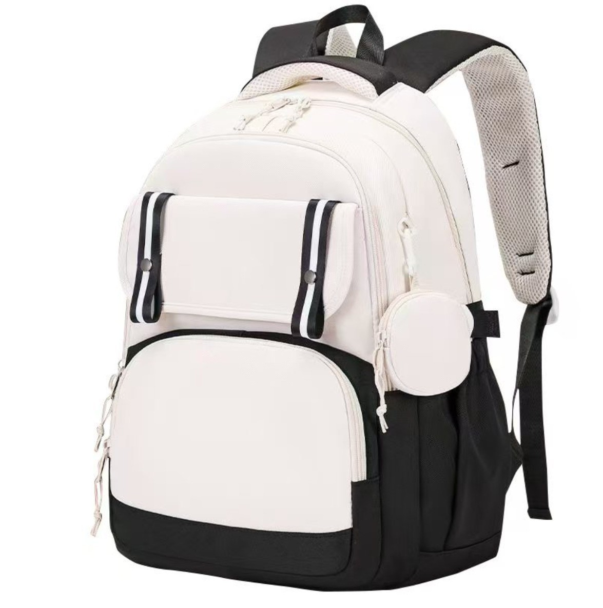 Schoolbag Female Ins Style Korean Version Harajuku Campus Junior High School and High School Student Backpack New Trendyy Backpack