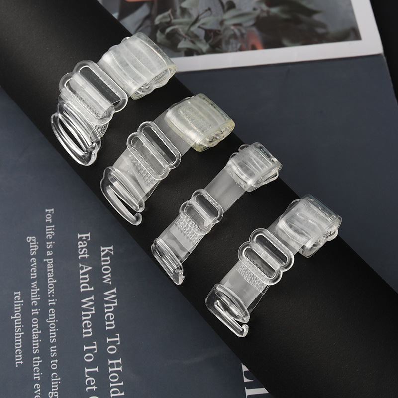 19 silk plastic buckle tpu transparent shoulder strap bra matte invisible high elastic all-match adjustable shoulder strap non-magnetic strap