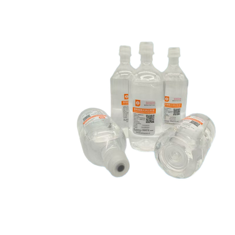 Veterinary Glucose Sodium Chloride Injection 500ml Oral Hydration Supplement for Veterinary Pets with Dehydration and Fluid Replacement