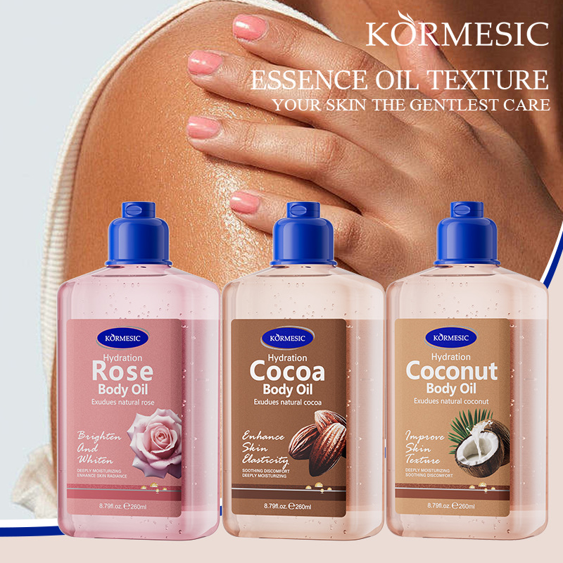 Kormesic Coconut Body Oil Series Essence Oil Body Oil Body Care Cross-Border Foreign Trade Manufacturer Wholesale