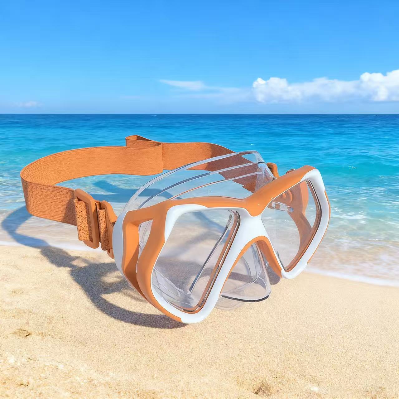 Новые подводные очки, набор для сноркелинга, водонепроницаемый силикон, закаленное стекло, популярная защита глаз в Европе и Америке