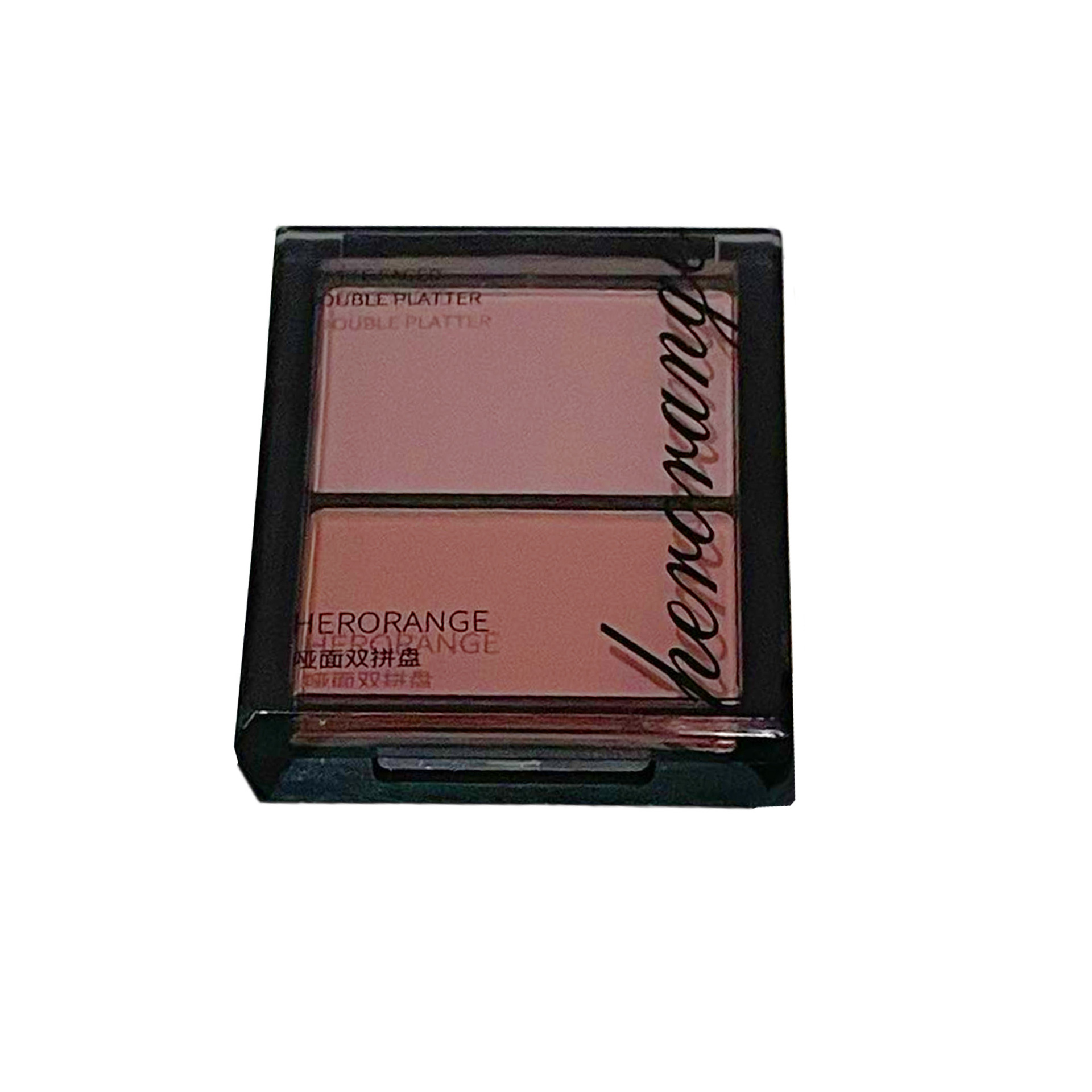 matte double platter dry and wet dual-use natural brightening makeup powder cake high gloss blush