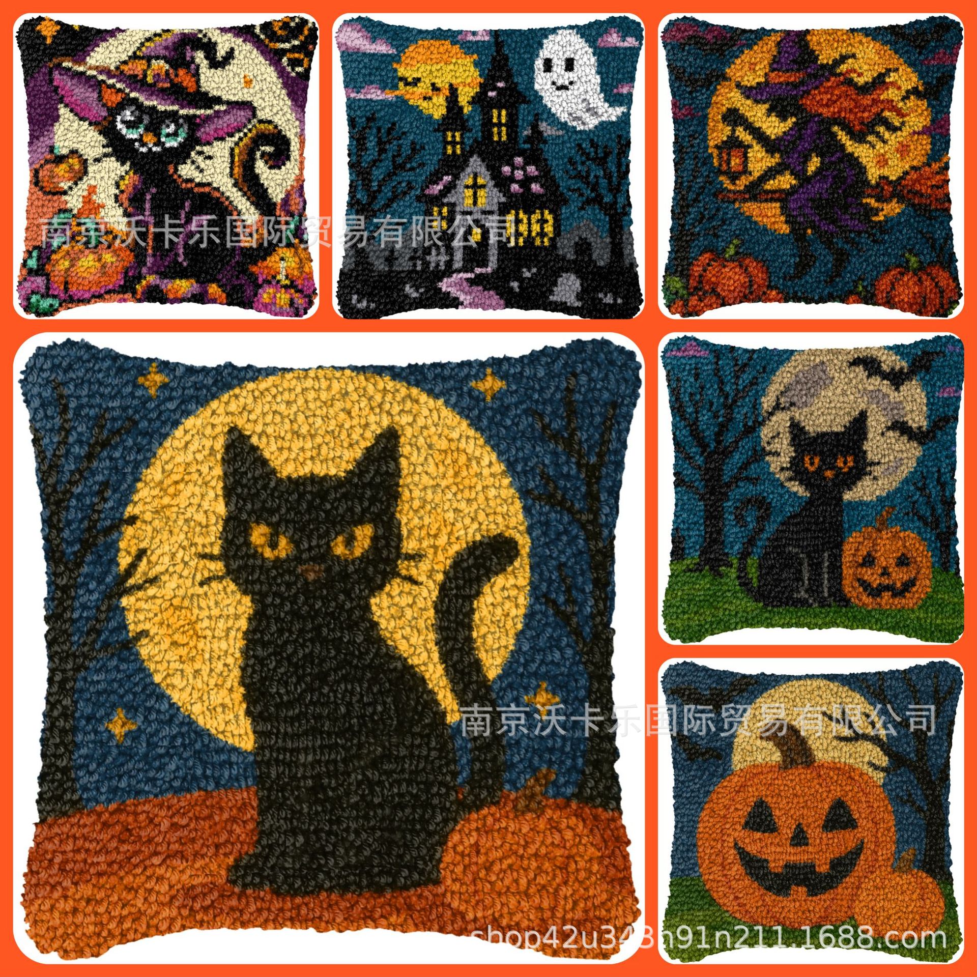 Набор для вышивки коврика с котом, ручная работа, набор материалов