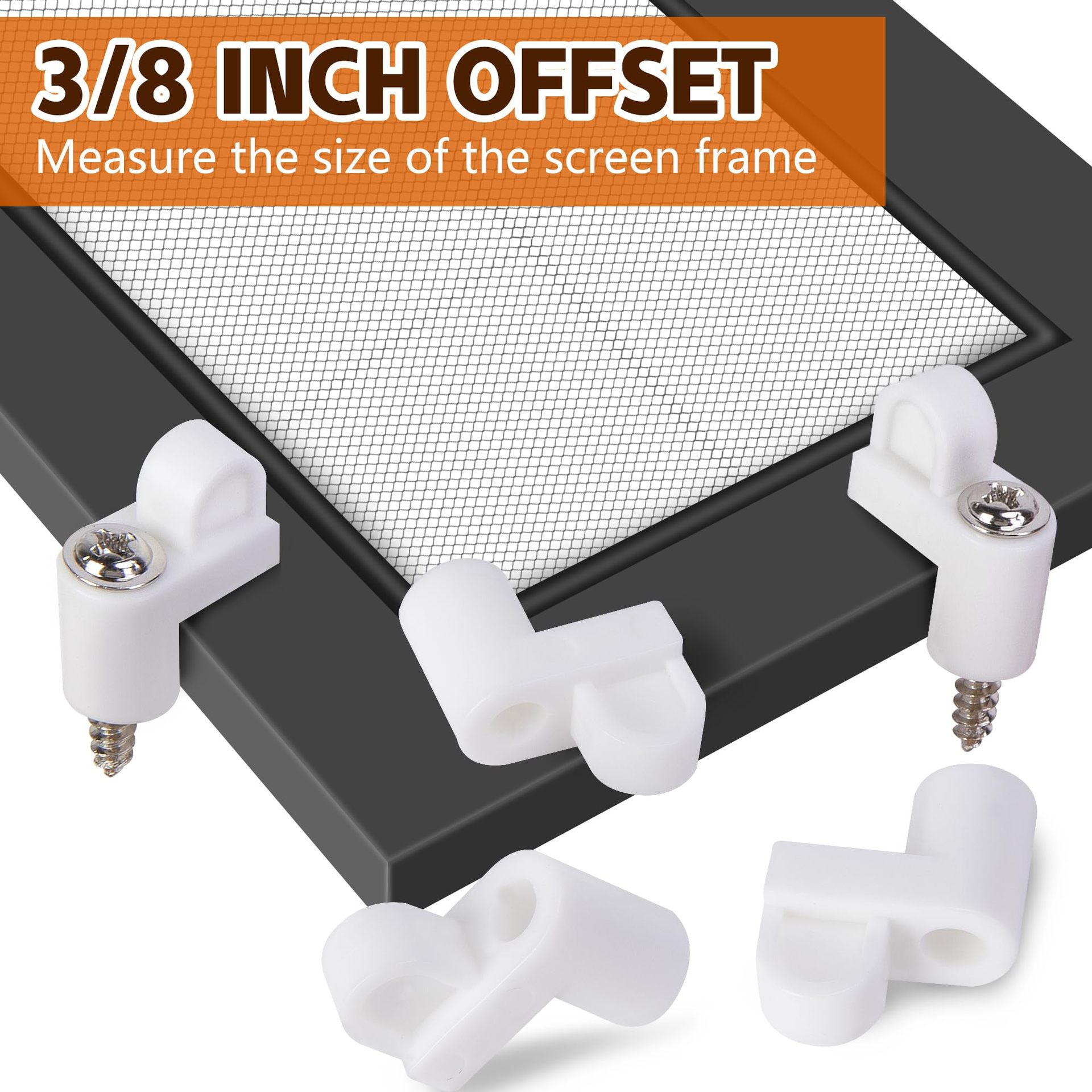 3/8 Inch Window Screen Holder Clips Cross-Border New Product Window Screen Fixing Clips