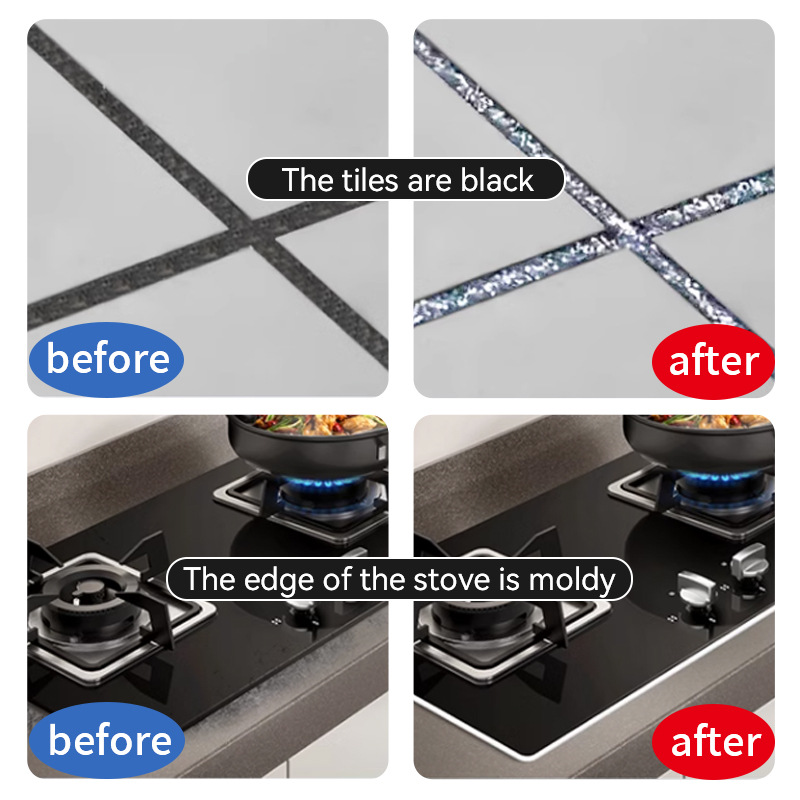 Orange Craftsman Water-Based Grout for Tiles and Floor Tiles, Special Kitchen and Bathroom Tile Gap Filler, Waterproof and Mildew-Proof