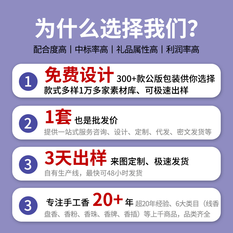 Customized Non-Sticky Incense Sticks with the Character Fu, Pine Cone Incense, Pear Incense, Old Mountain Sandalwood Incense, 10-Piece Set for Bathroom Aromatherapy