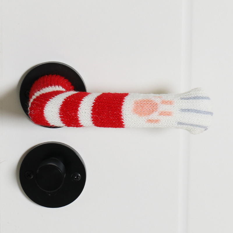 Source Factory Extended Door Handle Protective Cover Wall Anti-Collision Knitted Anti-Collision Door Handle Cover Ready for Sale